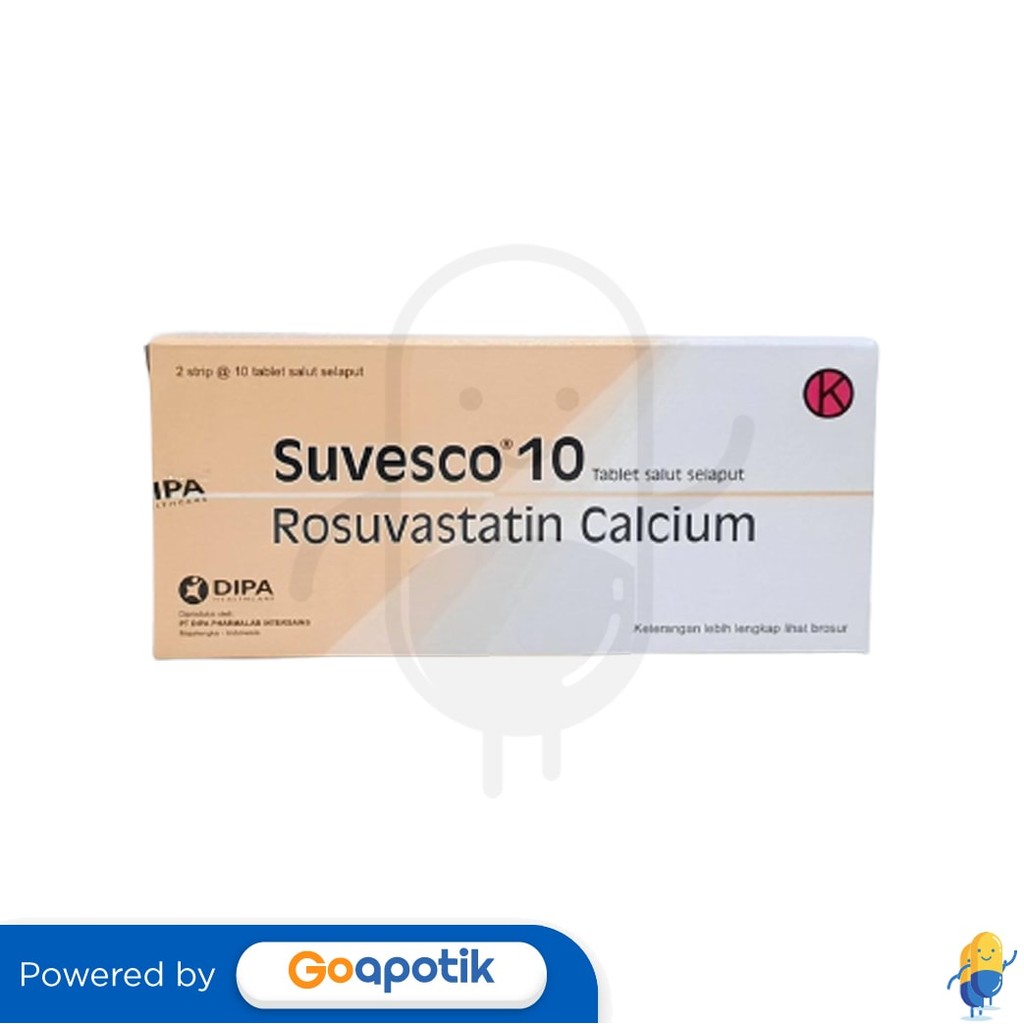 Suvesco 10 Mg Box 20 Tablet
