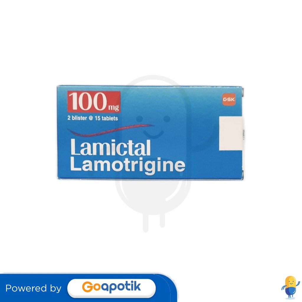 Lamictal 100 Mg Box 30 Tablet