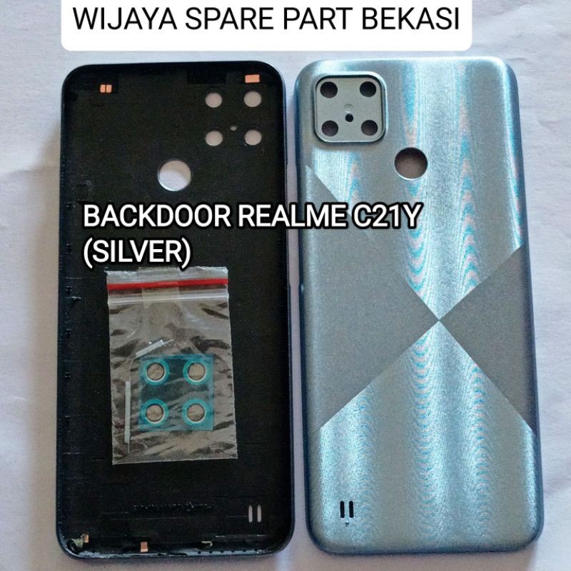 BACKDOOR REALME C21Y (SILVER)
