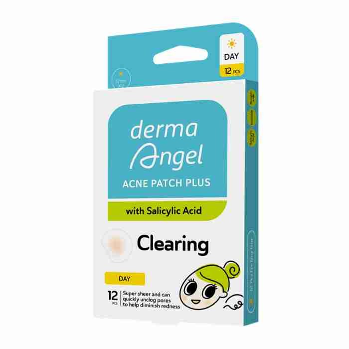 DERMA ANGEL DAY ACNE PATCH+ SA 12'S