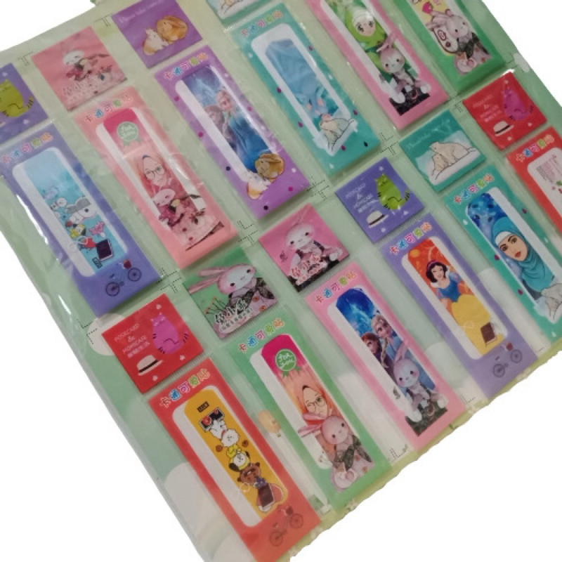 plester karakter set isi 5