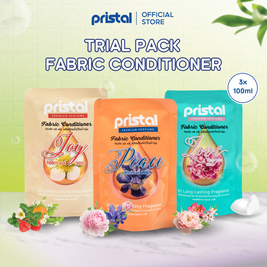 Pristal Trial Pack Fabric Conditioner 100ml