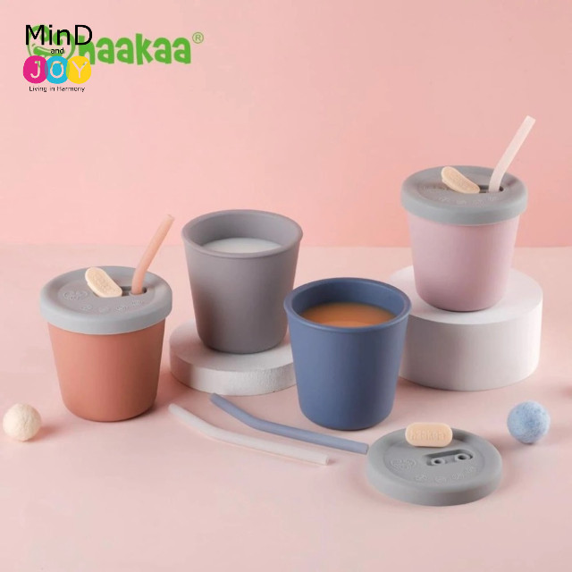 Haakaa Silicone Sippy Straw Cup