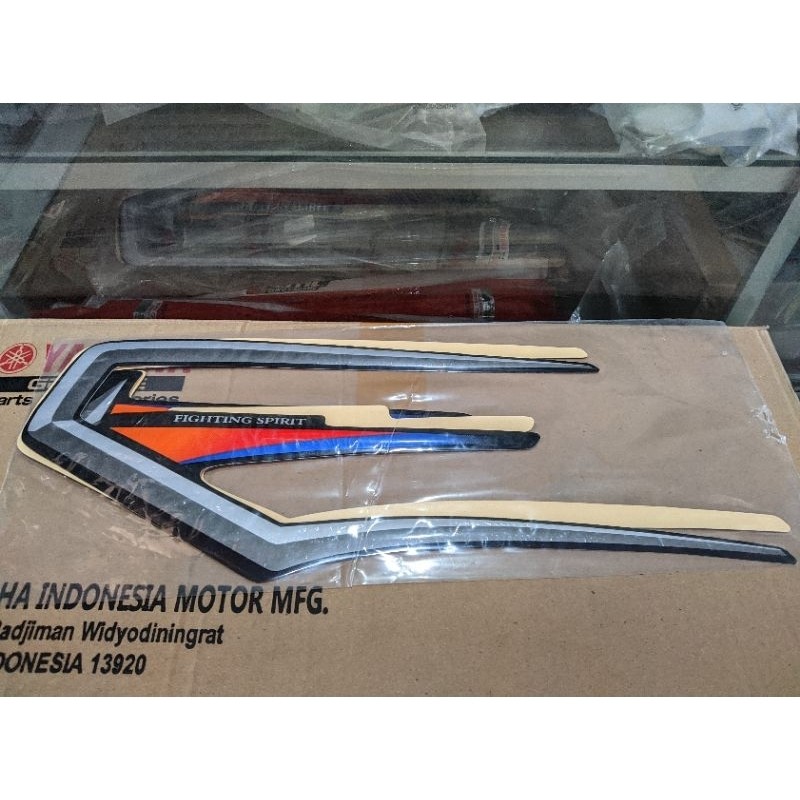 Stiker Striping RX King 2001 Silver