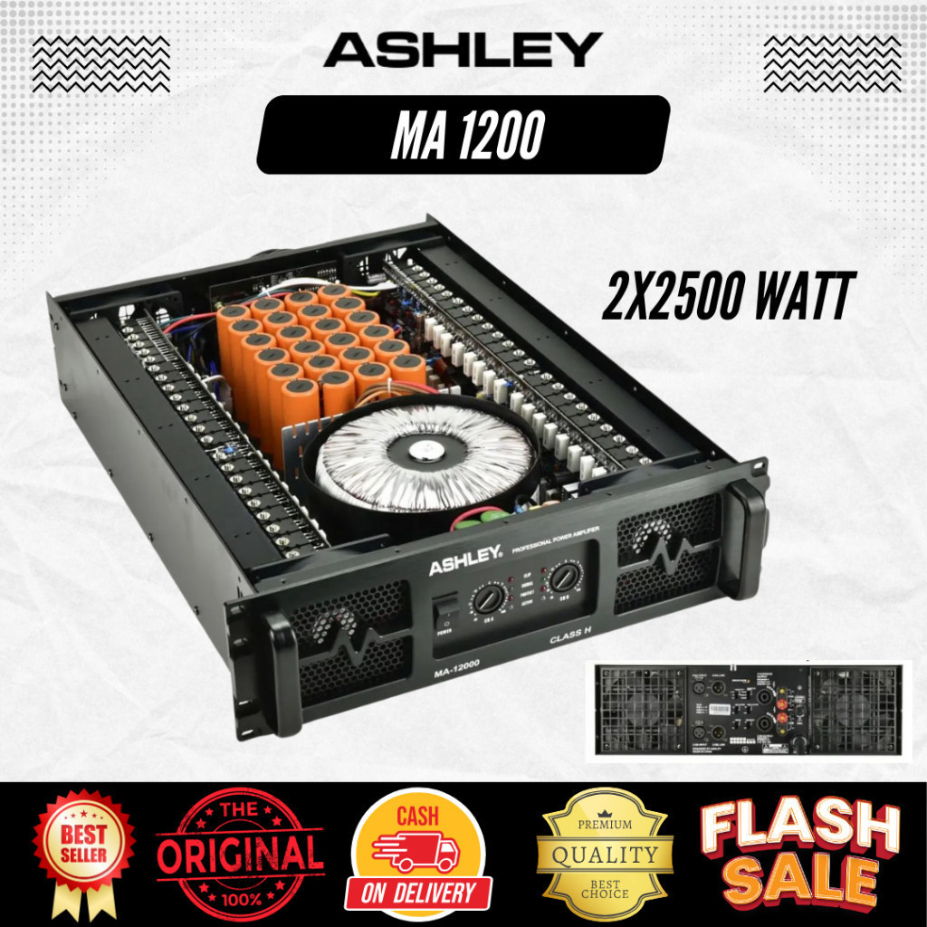 Power Amplifier Ashley MA1200