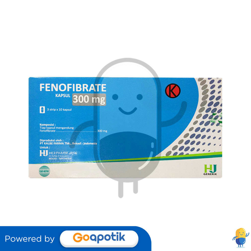Fenofibrate Hexpharm 300 Mg Box 30 Kapsul