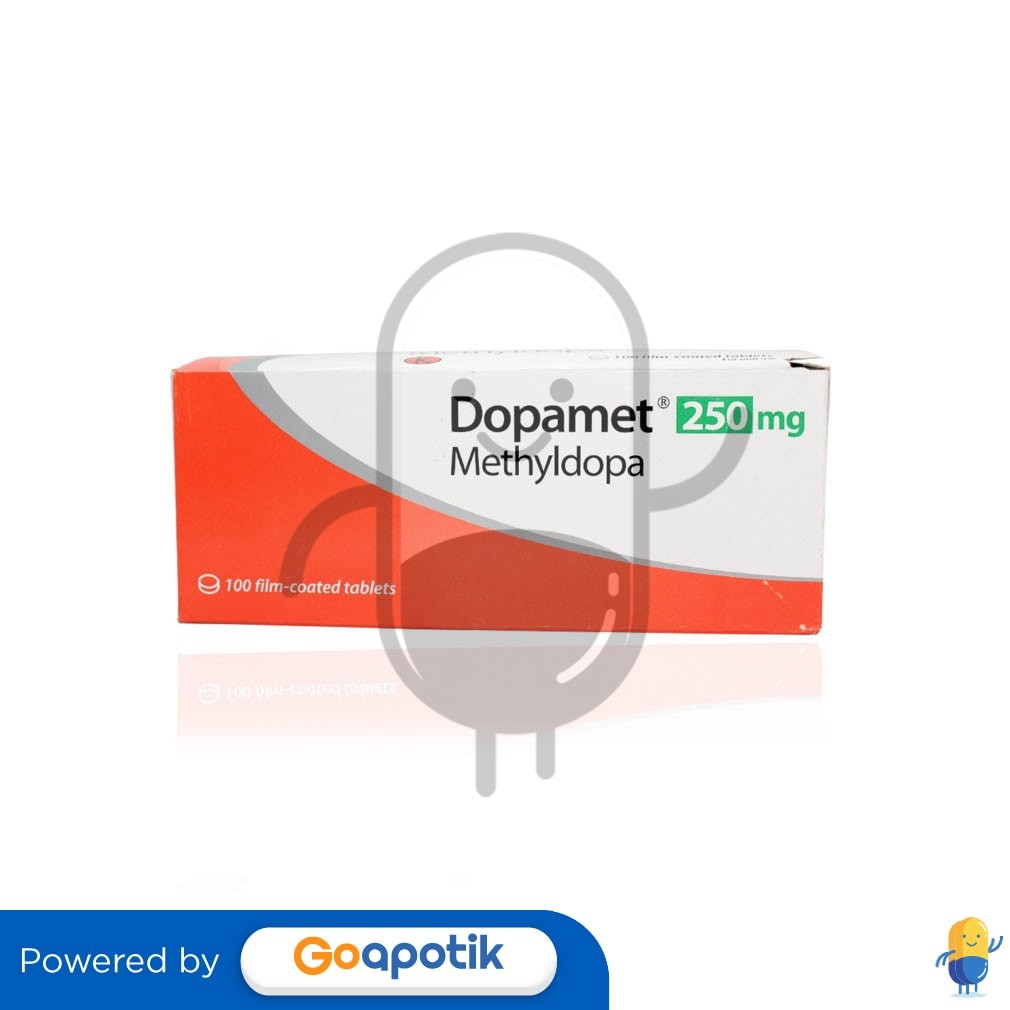 Dopamet 250 Mg Box 100 Tablet