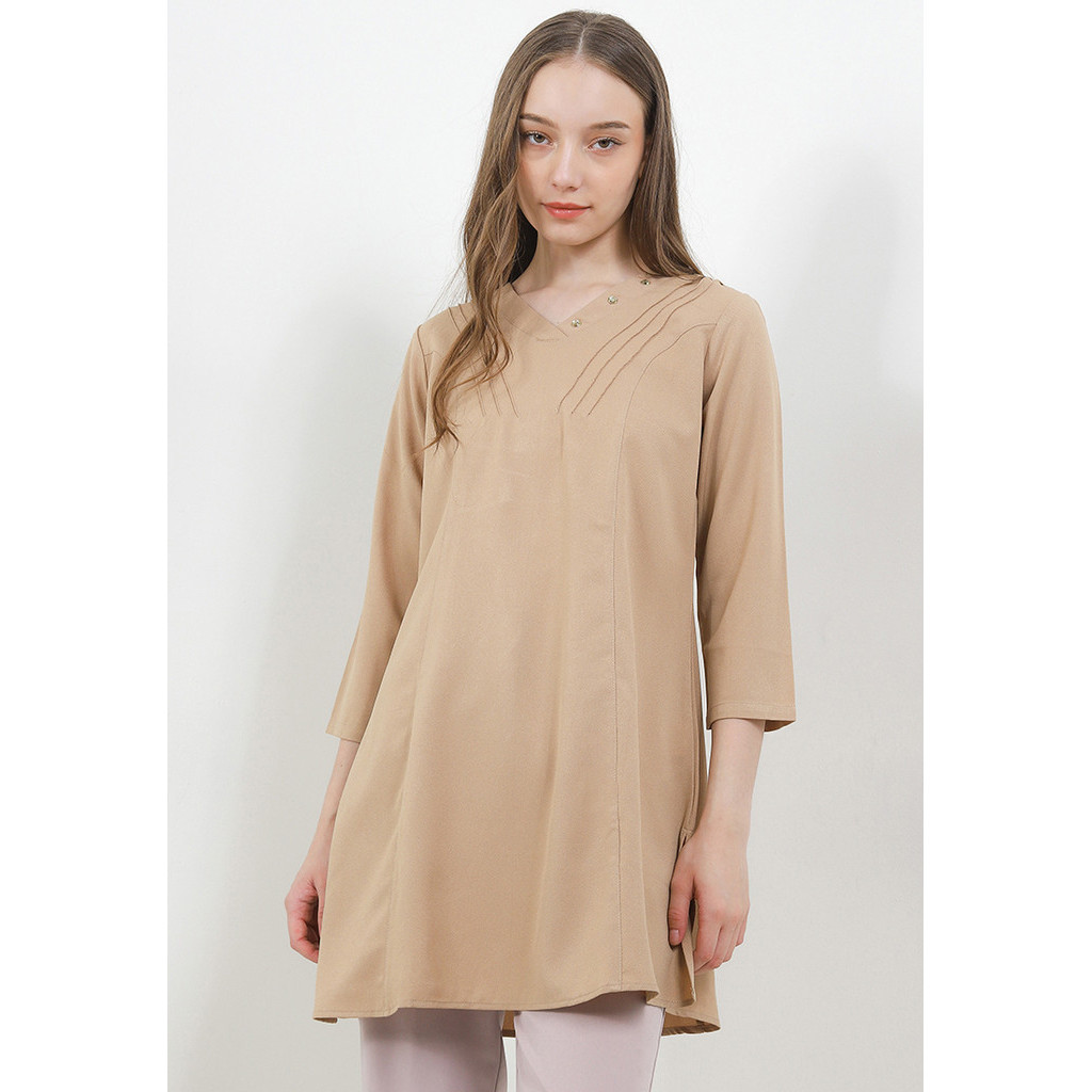 Pansy Tunic In Beige