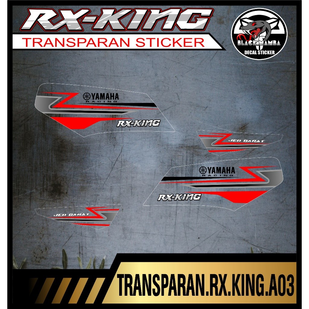 STRIPING TRANSPARAN  RX KING  VARIASI TRANSPARAN RX KING  CODE A03