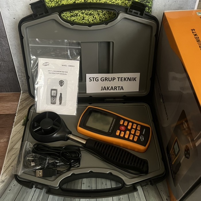 Anemometer Data Logger Benetech GM8902+ Wind Meter Tester GM-8902 USB