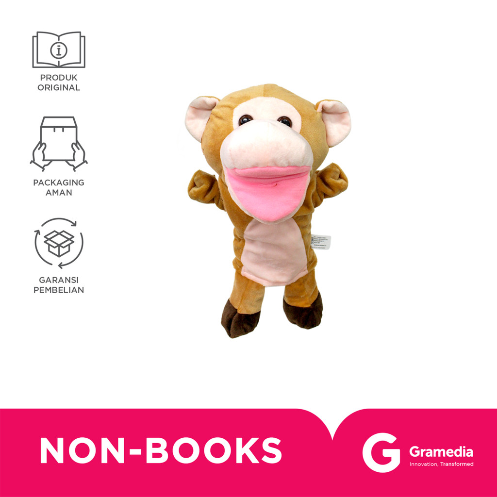 Gramedia Handpuppet Monkey 2
