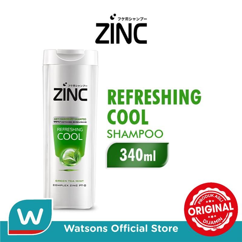 Zinc Shampoo Refreshing Cool Green Tea 340ml