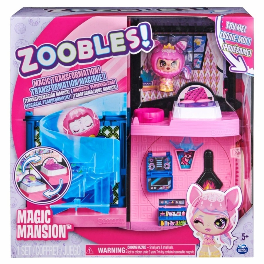 Zoobles Magic Mansion Transformation machine Mainan