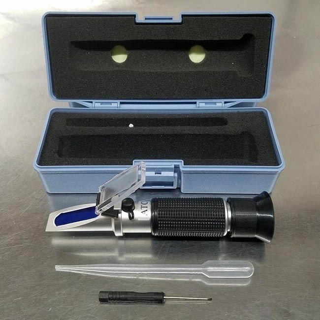 Alcohol Refractometer Tester Kadar Refraktometer Alkohol 0-80% Meter