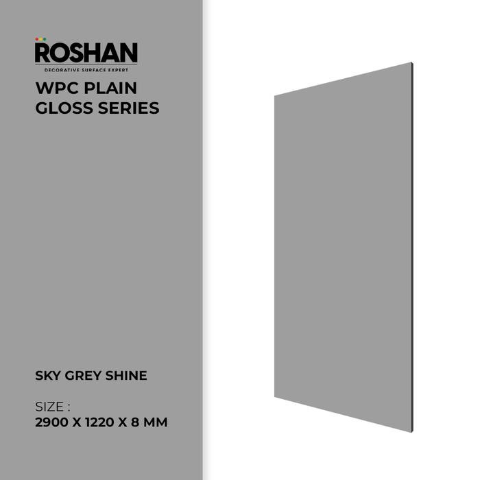Roshan WPC Panel – Elegant Grey 2.90m x 1.22m
