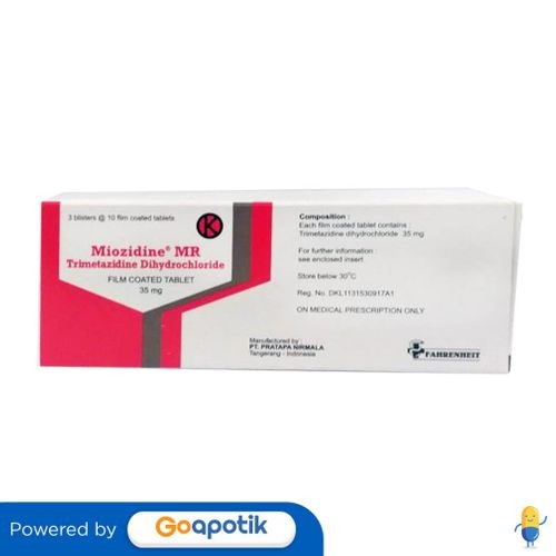 Miozidine Mr 35 Mg Box 30 Tablet