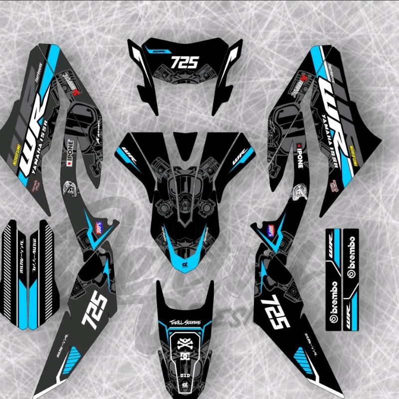Decal WR155 Full Body Bebas Custom variasi