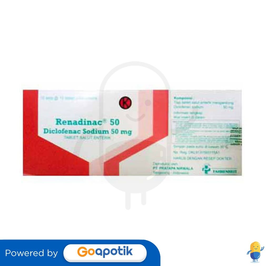 Renadinac 50 Mg Box 100 Tablet