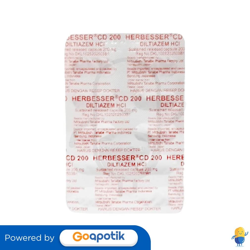 Herbesser Cd 200 Mg Strip 10 Tablet