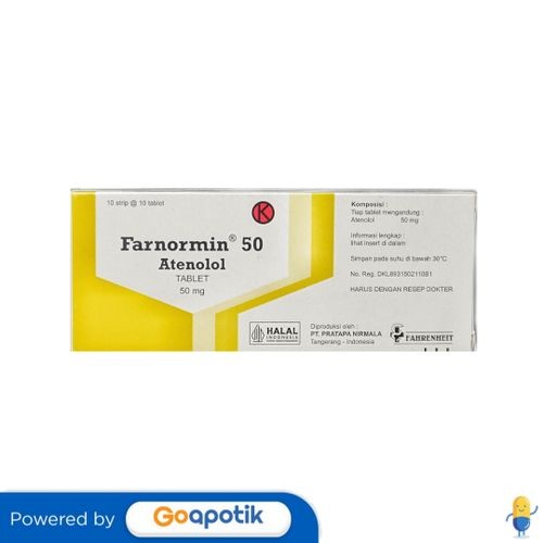 Farnormin 50 Mg Box 100 Tablet