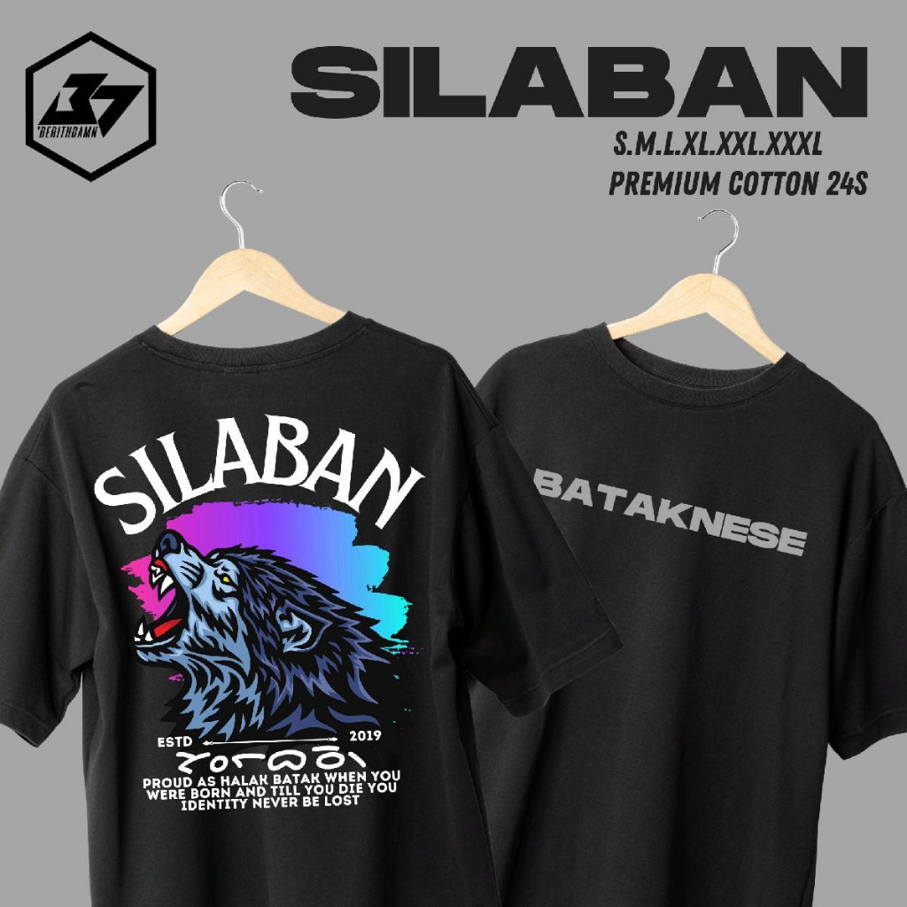 Kaos Batak Marga SILABAN Tshirt