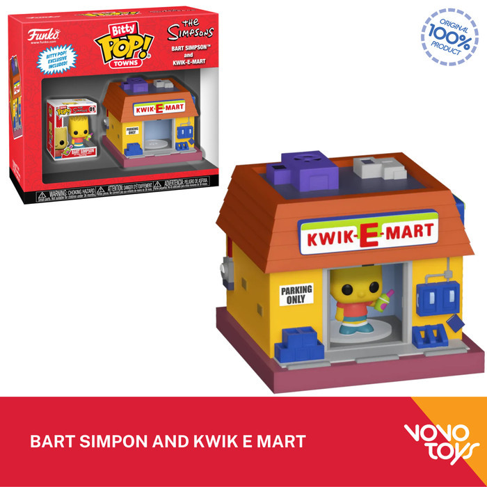 Funko Bitty POP Town The Simpsons - Bart Simpsons and Kwik-e Mart