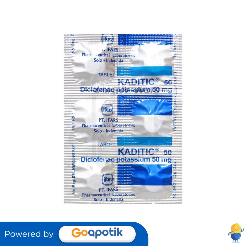 Kaditic 50 Mg Strip 10 Tablet