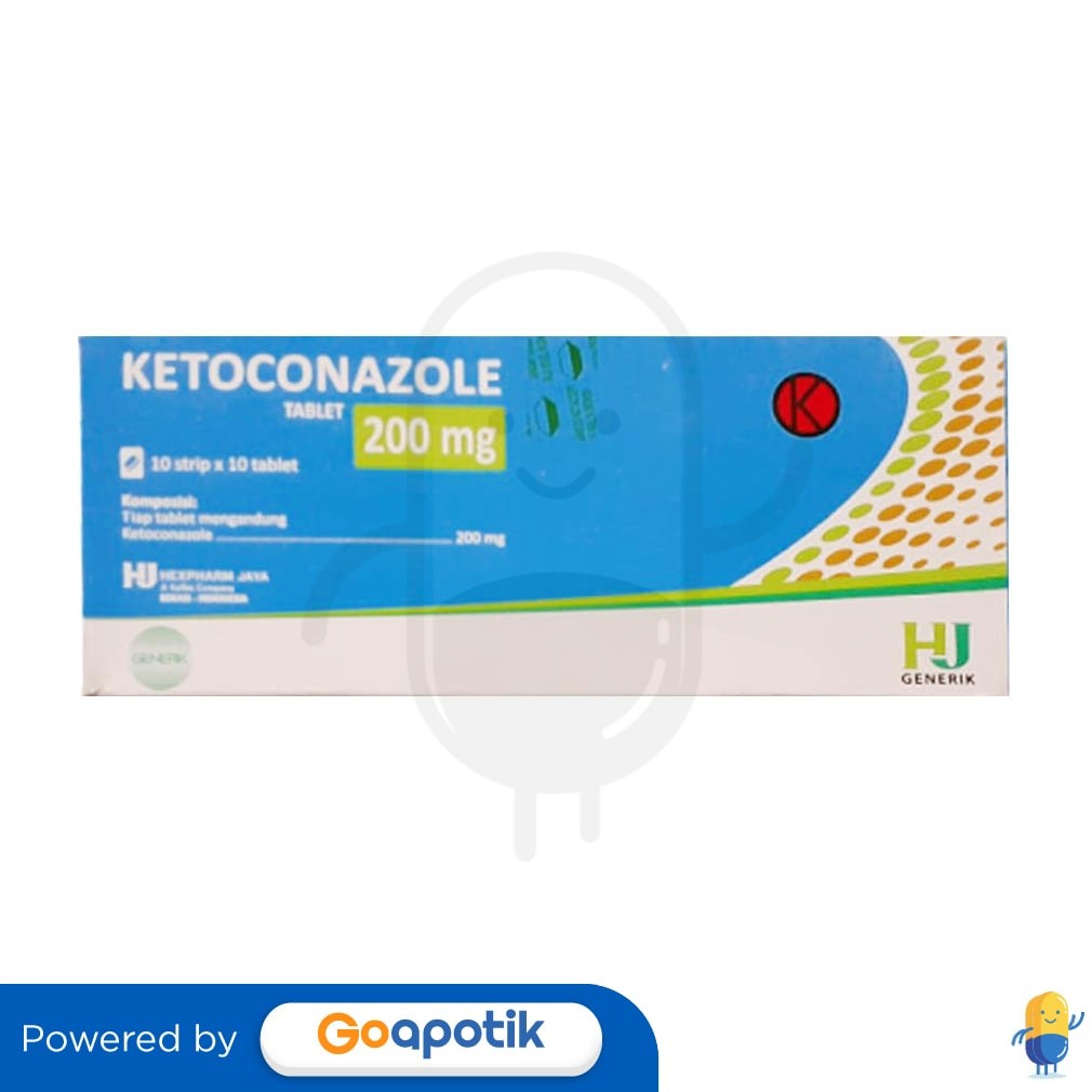 Ketoconazole Hexpharm 200 Mg Box 100 Tablet