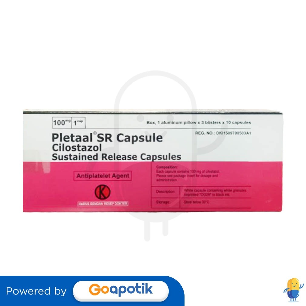 Pletaal Sr 100 Mg Box 30 Tablet