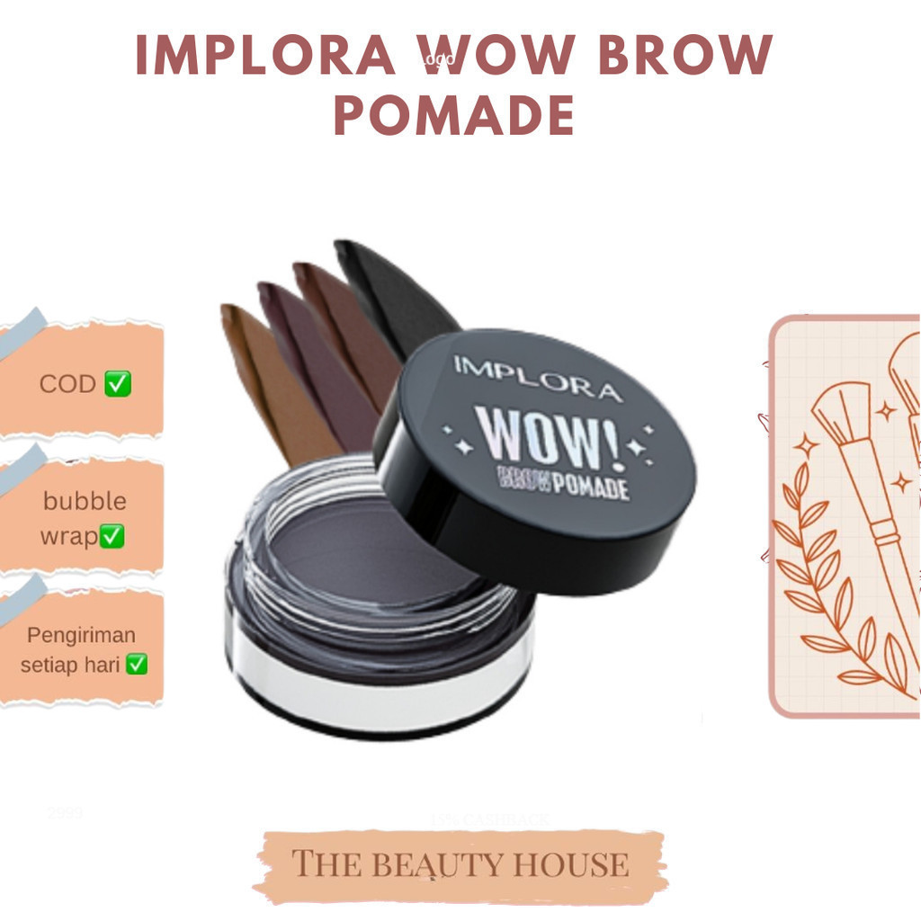 IMPLORA WOW BROW POMADE