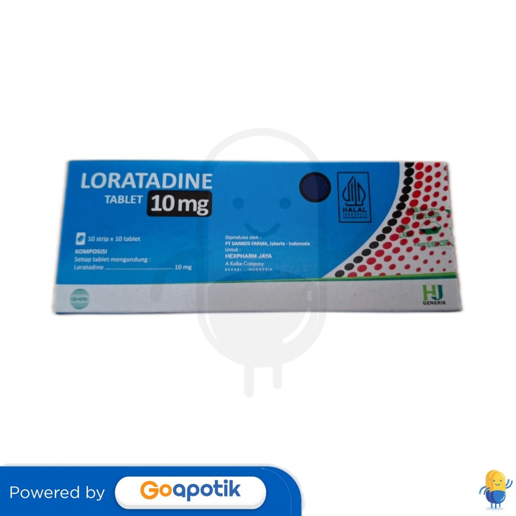 Loratadine Hexpharm 10 Mg Box 100 Tablet