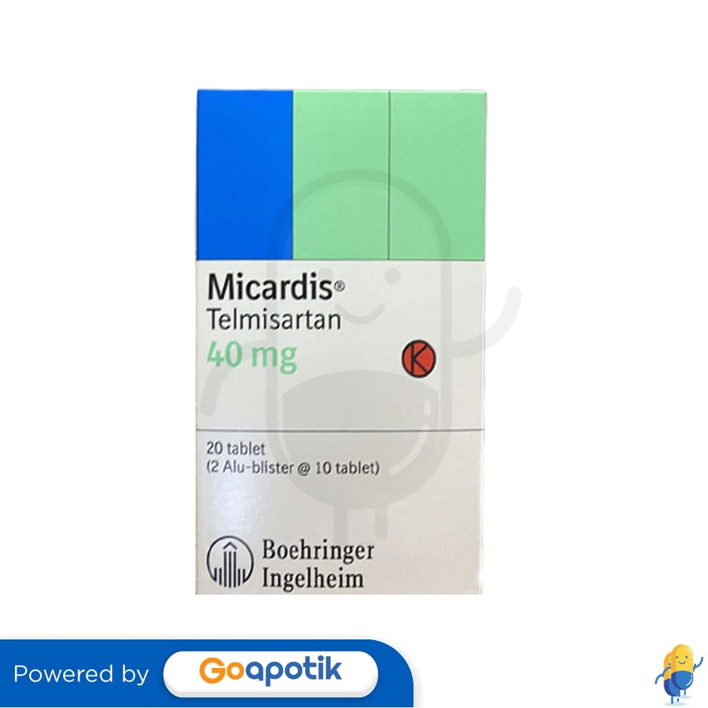 Micardis 40 Mg Box 20 Tablet