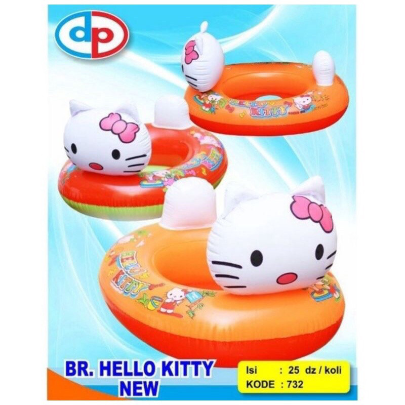 Pelampung renang anak hello kitty