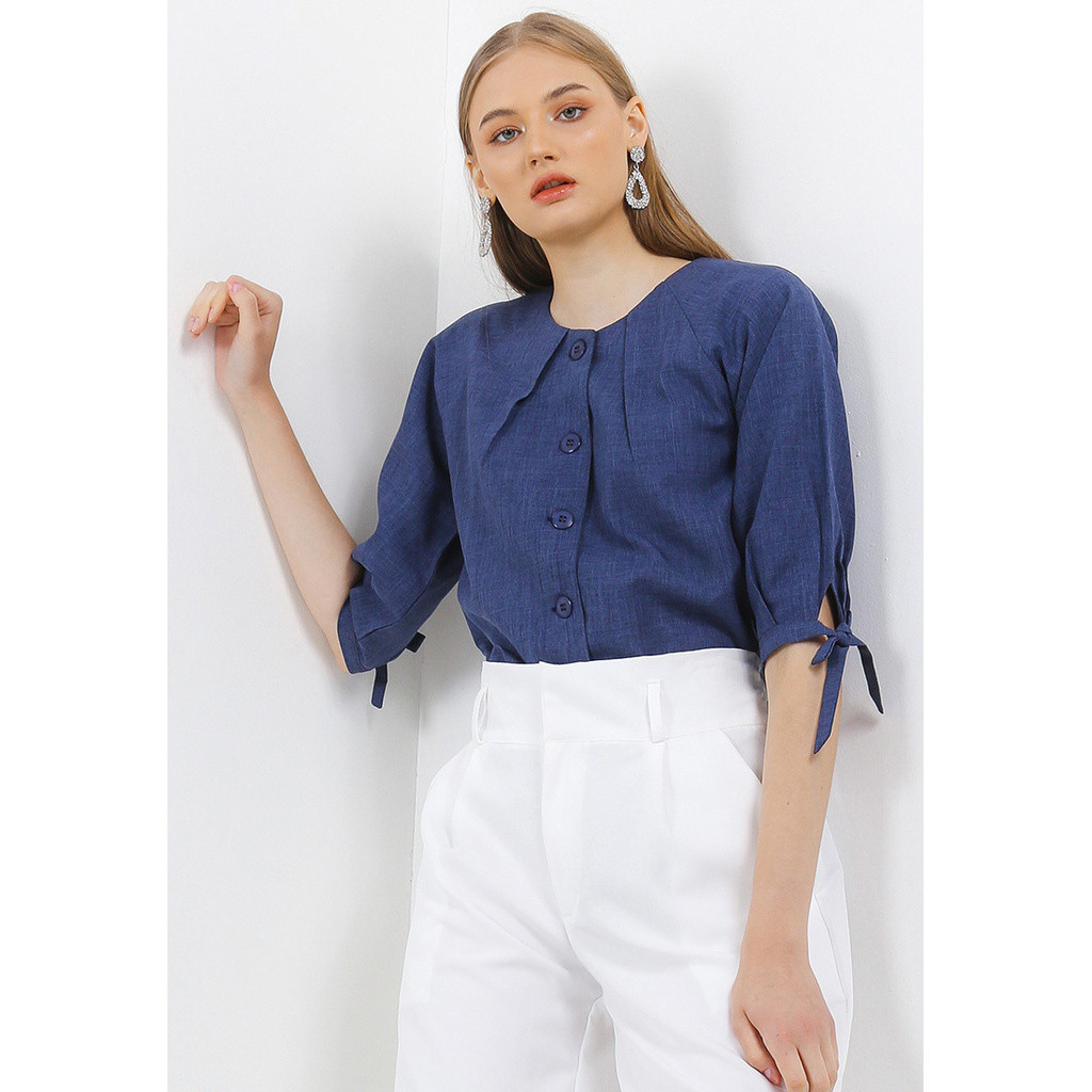 Katrina Blouse In Navy