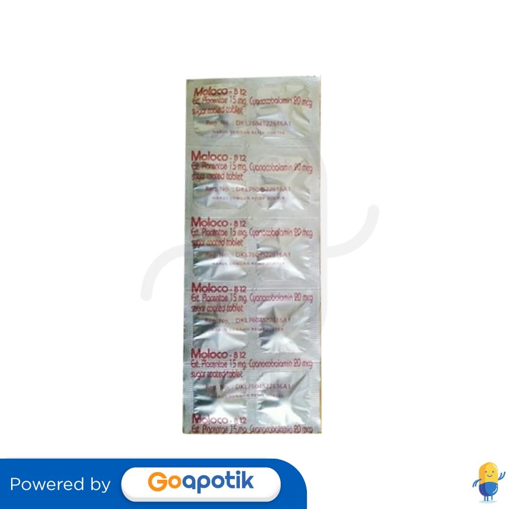 Moloco B12 Strip 10 Tablet