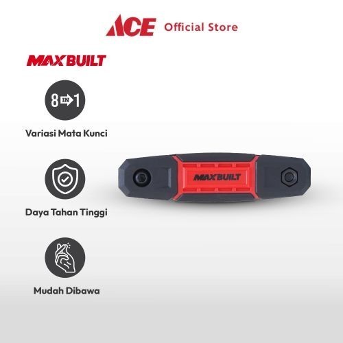 Maxb Set 8 Pcs Kunci L Lipat Hexagonal