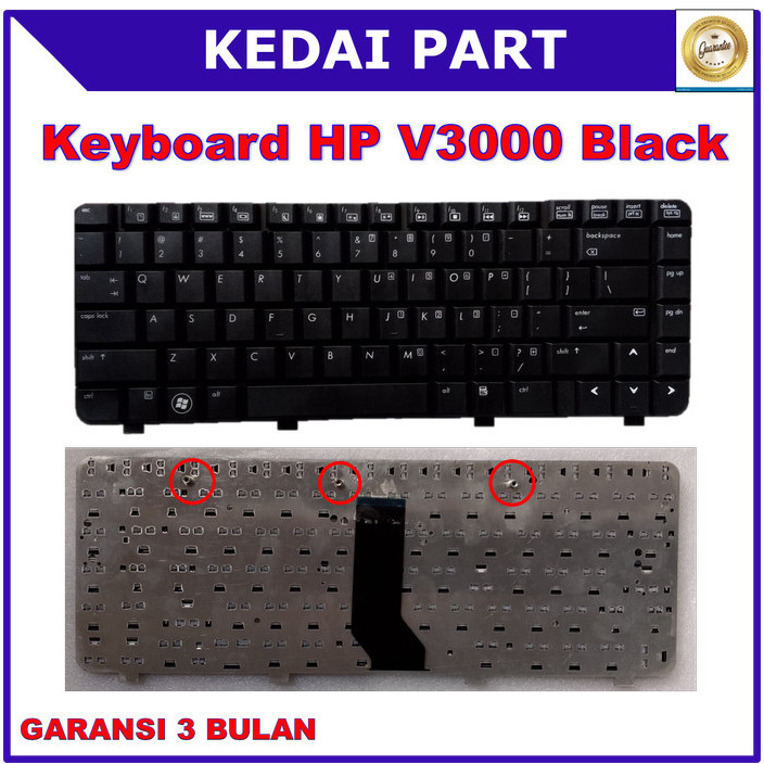 KEYBOARD HP V3000 DV2000 DV2300 DV2500