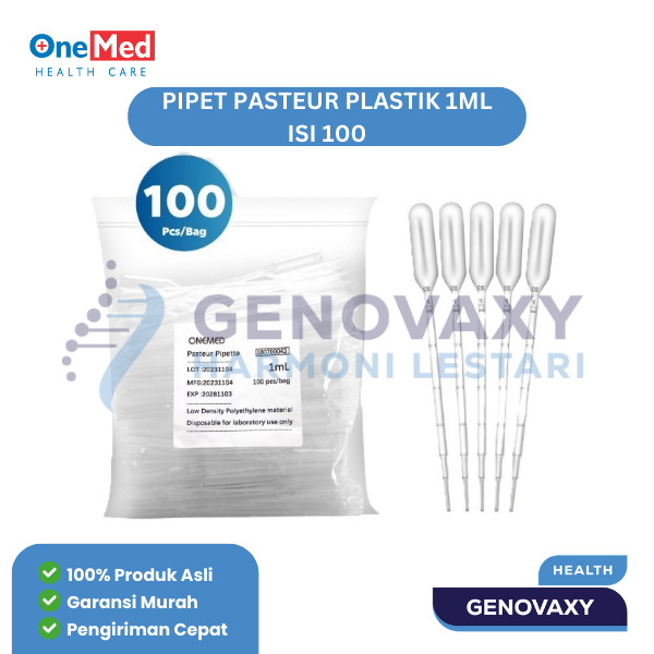 Onemed Pipet Pasteur Plastik 1ml 100s