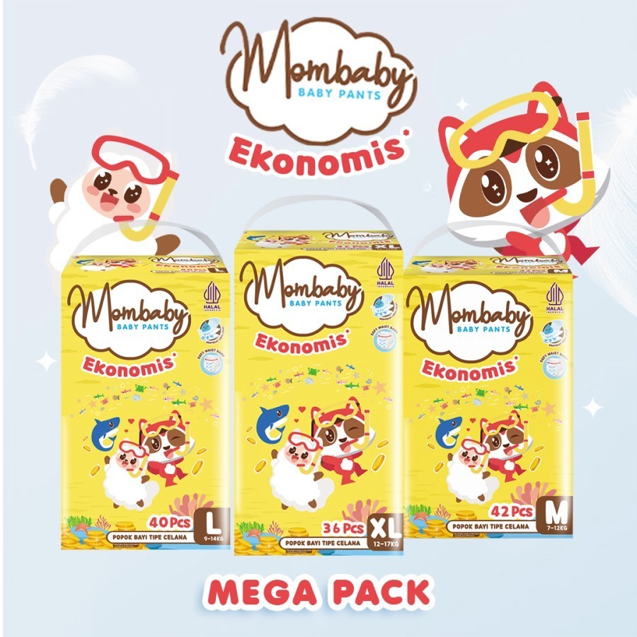 Mombaby Ekonomis Mega Pack M42/L40/XL36
