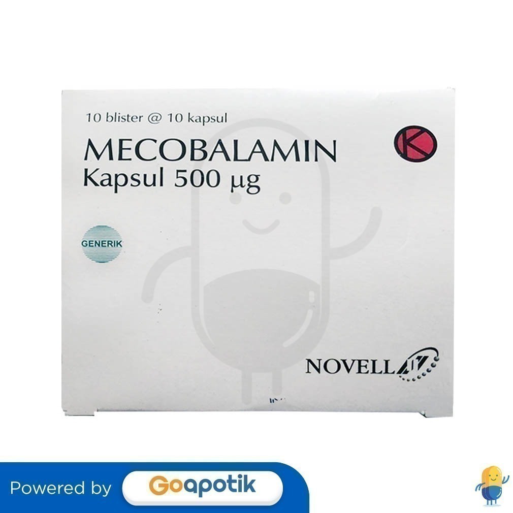 Mecobalamine Novell 500 Mcg Box 100 Kapsul