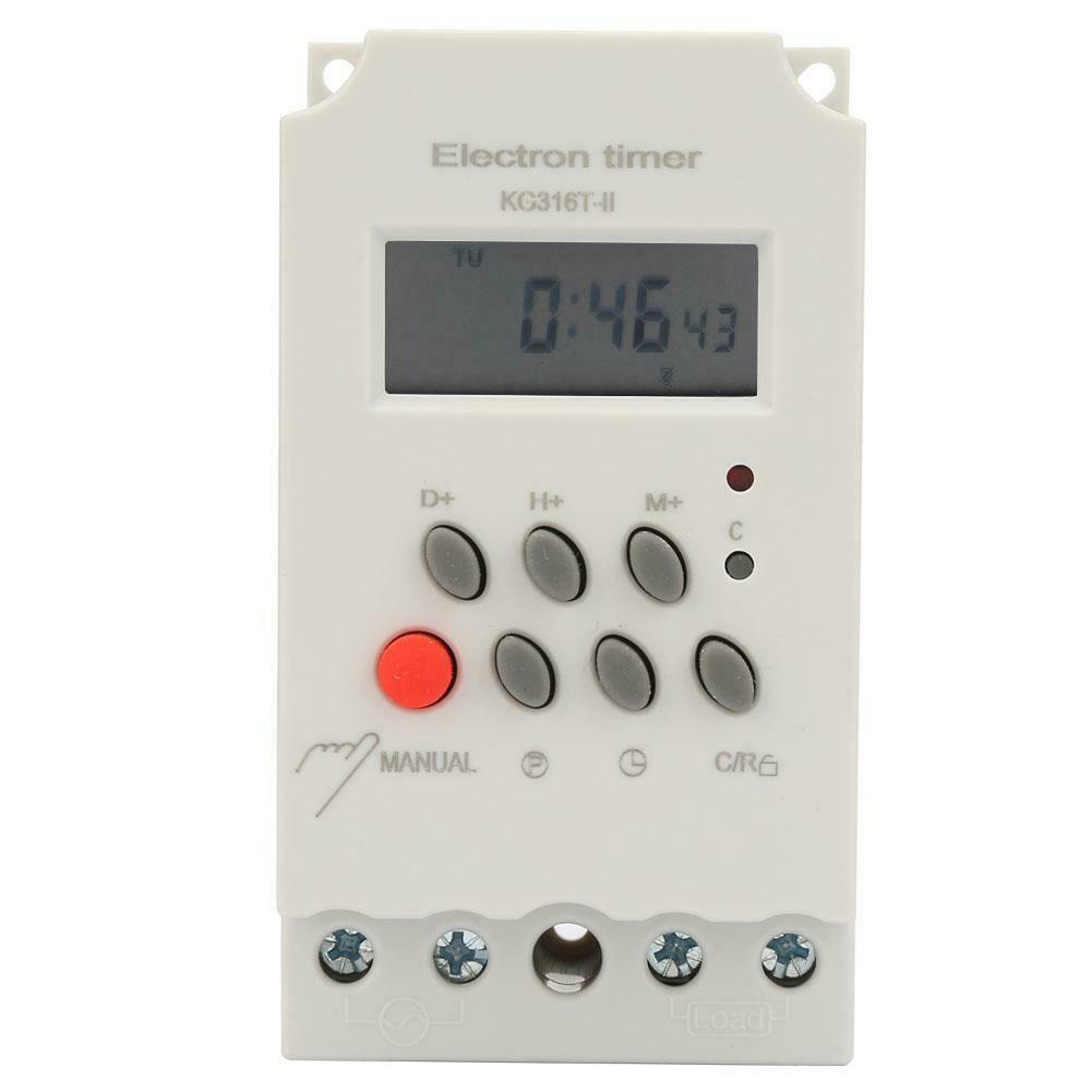 1pc KG316T-II Programmable Timer AC220V 25A Microcomputer Programmable Time Controller Digital Time Switch Electronic Timer