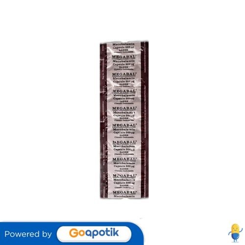Megabal 500 Mcg Strip 10 Kapsul