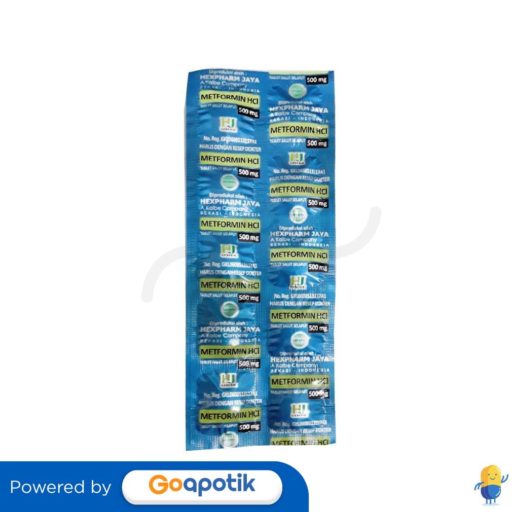 Metformin Hexpharm 500 Mg Strip 10 Tablet
