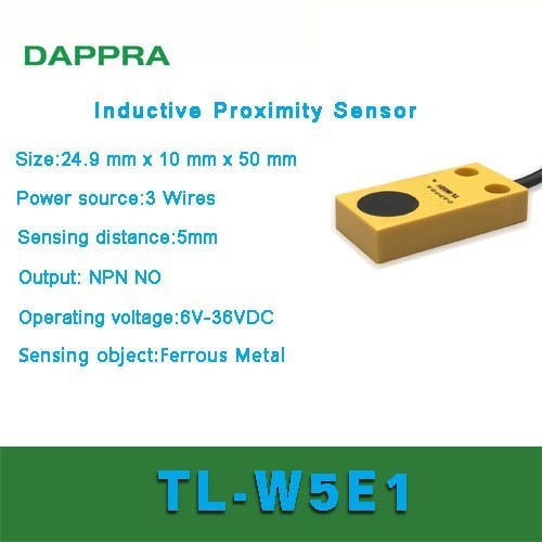 LC88 DAPPRA TL-W5E1 5mm NPN NO Rectangular inductive Proximity sensor OC40