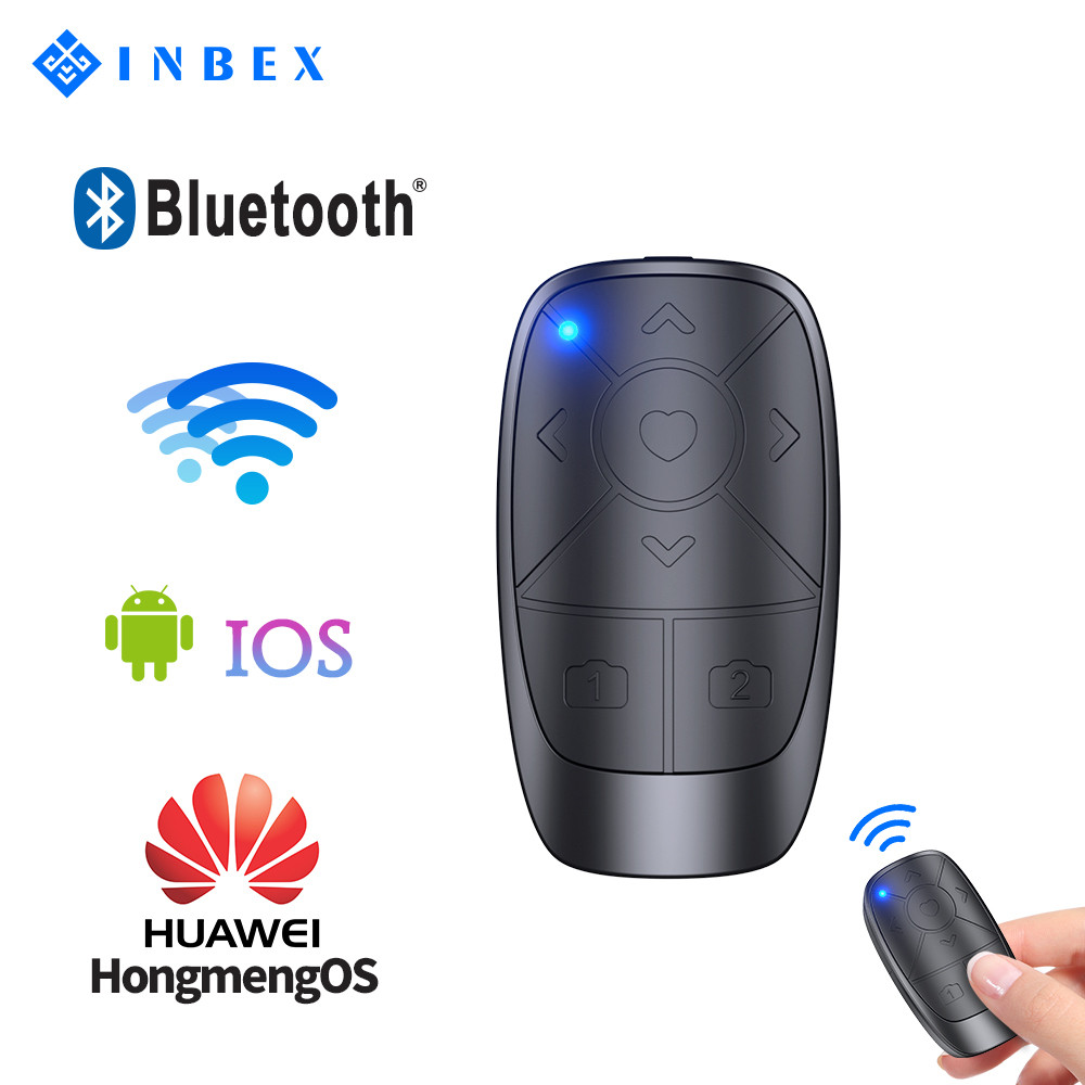 Bluetooth Remote Control Selfie Shutter for Android IOS Smartphone Portabel wireless Remote