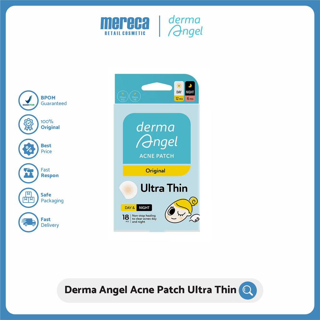 Derma Angel Acne Patch Original Ultra Thin 18 Pcs