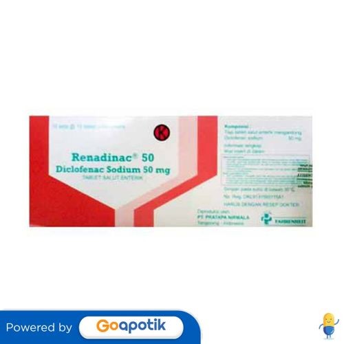 Renadinac 50 Mg Box 100 Tablet