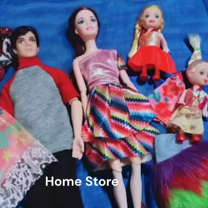 Boneka Sepasang Bisa Ditekuk