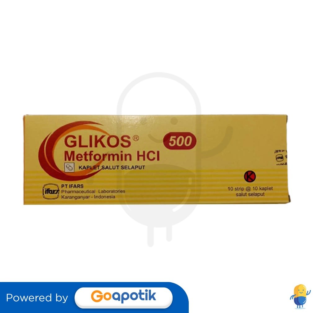 Glikos 500 Mg Box 100 Kaplet