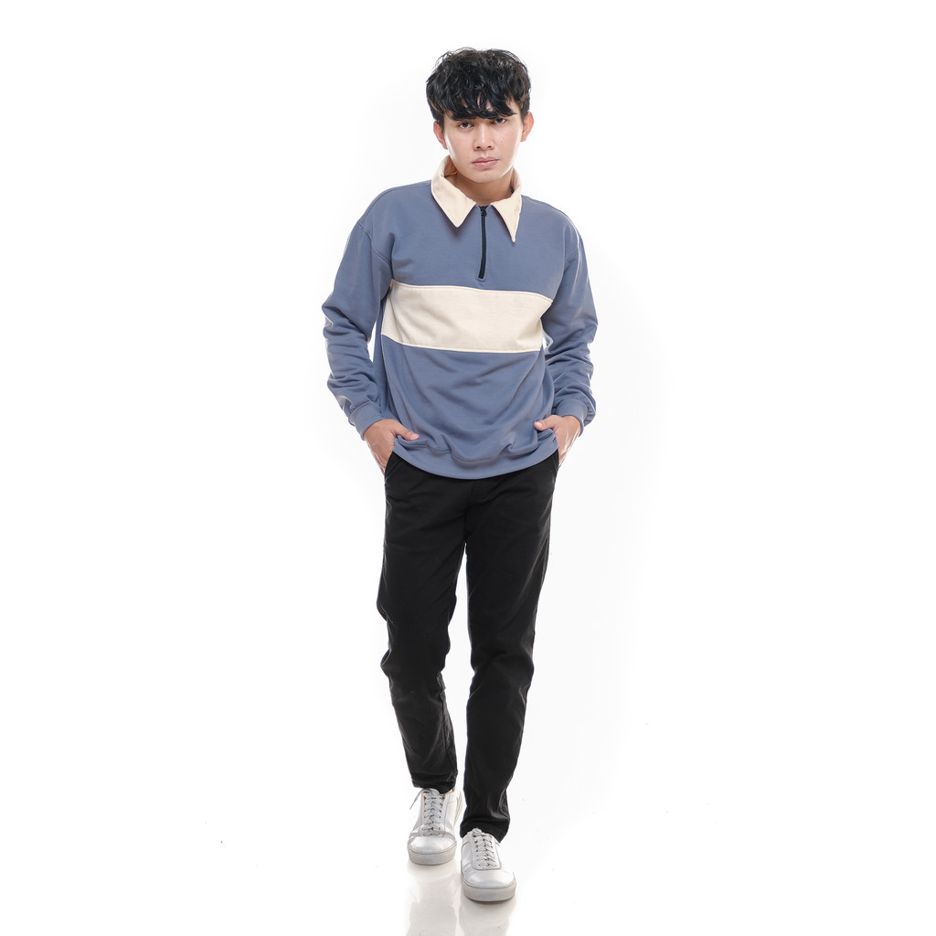 Sweater Ruby Pria Halfzip Man Sweater